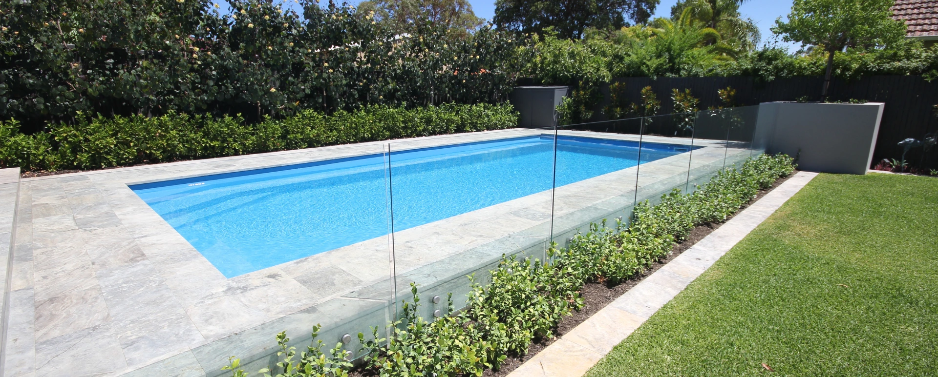 Focus on the landscaping around your own backyard swimming pool